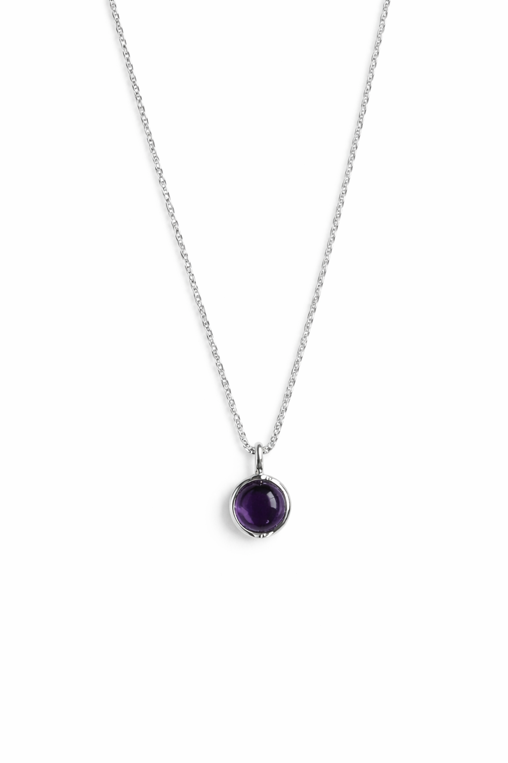 Collar Amatista en Plata Fina 925