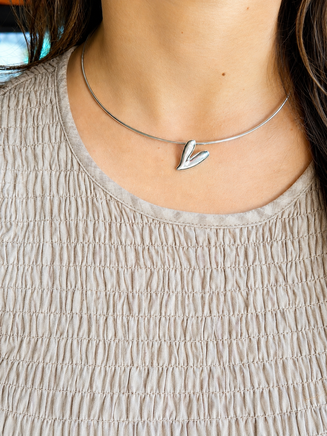 Tiara Corazón Silver Enchapado en Plata