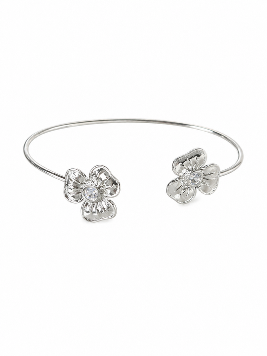 Esclava Flor Silver Enchapada en Plata