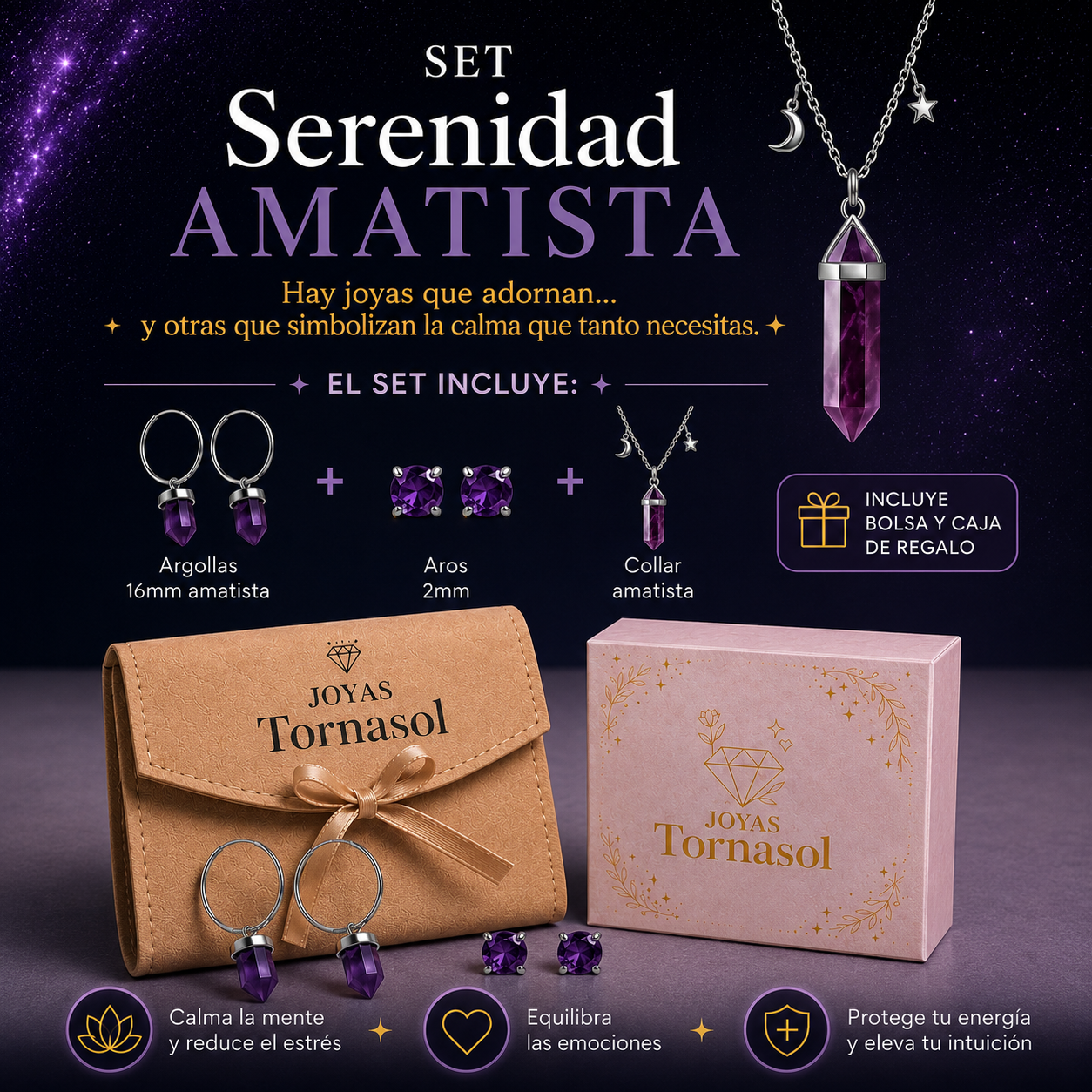 Set Serenidad Amatista